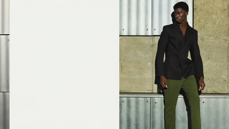 Illustration de campagne évoquant l'univers masculin de Scape Rooke.
